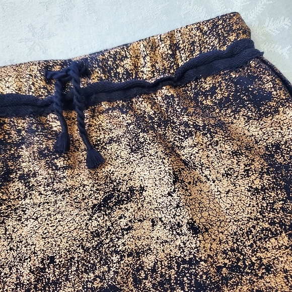 Art Class Girls Set Copper Metallic & Black L/S Top Size 10/12 & Skirt Size 7/8 - Picture 9 of 11